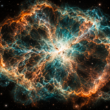 超新星の後に広がるガスのイメージ