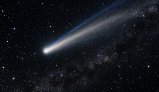 彗星とは？尾が伸びる仕組みと向き・小惑星や流れ星との違いを解説