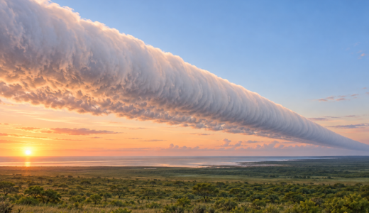 モーニンググローリーとは？巨大なロール雲のでき方と見られる場所・似た雲の違い