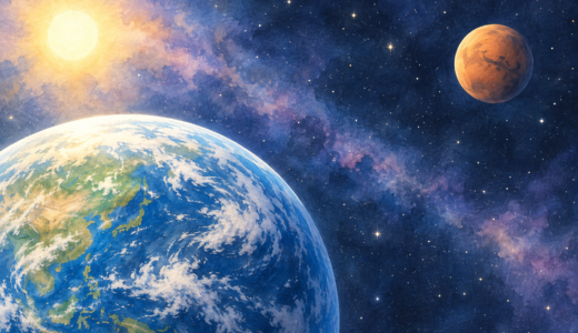 惑星の逆行はなぜ起こる？火星が逆走して見える仕組みと順行・留の違い