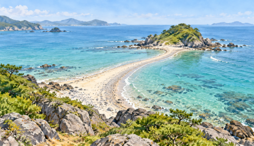 トンボロ現象とは？海に道が現れる仕組みと干潮でも見られない理由