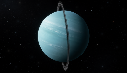天王星の特徴は？横倒しに自転する謎・青い色・長い季節を解説